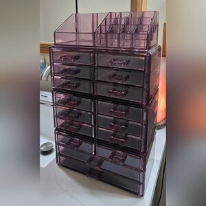 Sorbus Acrylic Cosmetic Makeup and Jewelry Storage Case 4 Pc